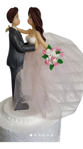 Adorno Para Torta Novios Boda Casamiento