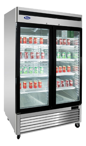 Congelador Exhibidor 2 Puertas De Vidrio Atosa Mcf8703gr (Usado)