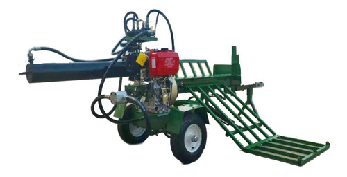 Astilladora Partidora Leña Diesel 42ton Elevador Tecnodeliv