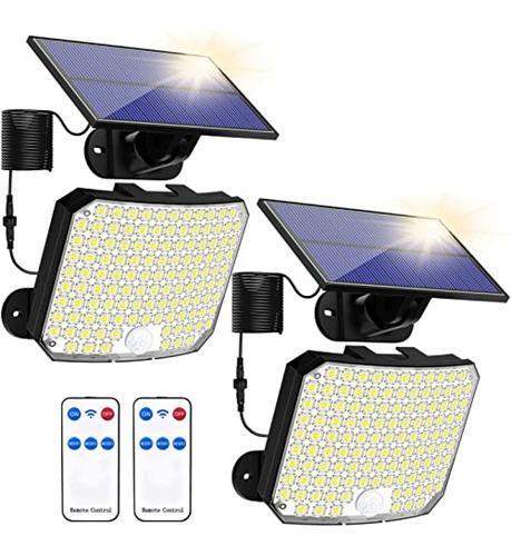 Kernowo Luces Solares Para Exteriores, 118 Led Con Sensor De