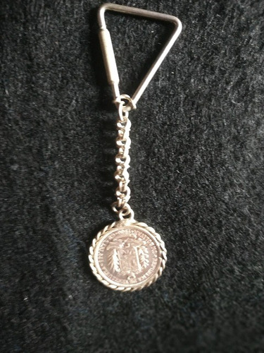 Llavero De Moneda De Plata