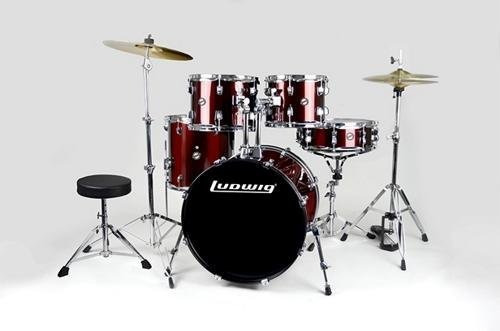 Ludwig - Bateria De 5 Piezas Con Accent Drive Con Hardware 