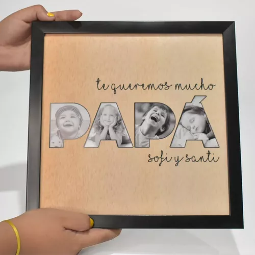 Marco de Fotos Personalizado Día del Padre - La Vida Es Algo Más