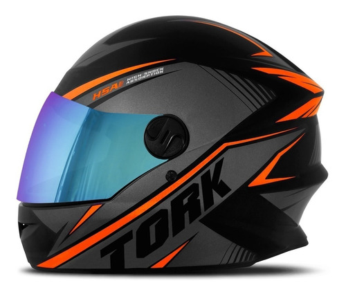 Capacete Fechado R8 Viseira Camaleão Pro Tork Varias Cores