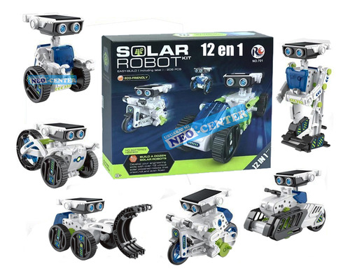 Robot Kit Solar Robotica 12en1 Ciencia Proyecto Cod: 13 6