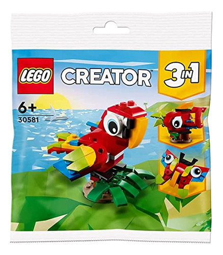 Lego 30581 - Loro Tropical, 6 Años Min, 99 Max