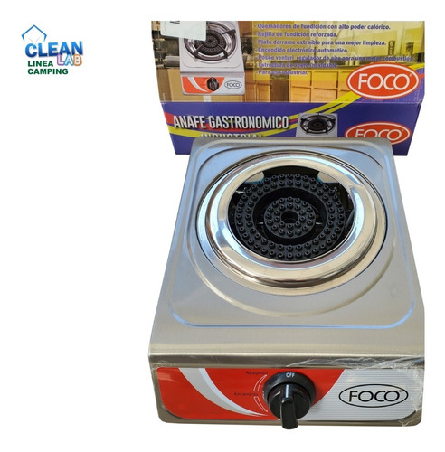 Anafe Gastronomico 1 Hornallas 4500 Kcal Industrial Foco