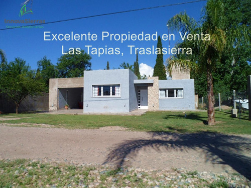 Imagen 1 de 30 de Venta Excelente Casa, Escritura, Acequia, Gas Natural, Las Tapias, Traslasierra