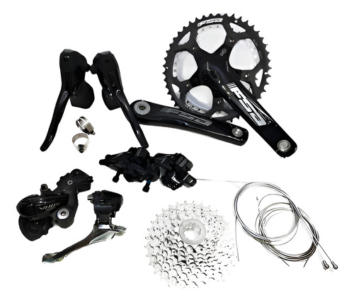 Grupo De Ruta O Gravel Shimano Sora 3500 2x9 Pasos