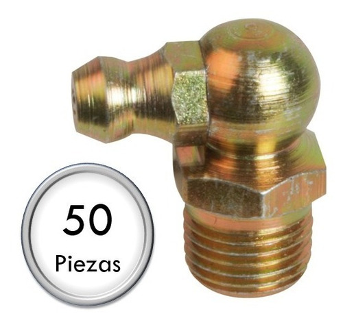 50 Graseras 90° Modelo D-390 Medida 1/4-18 Npt