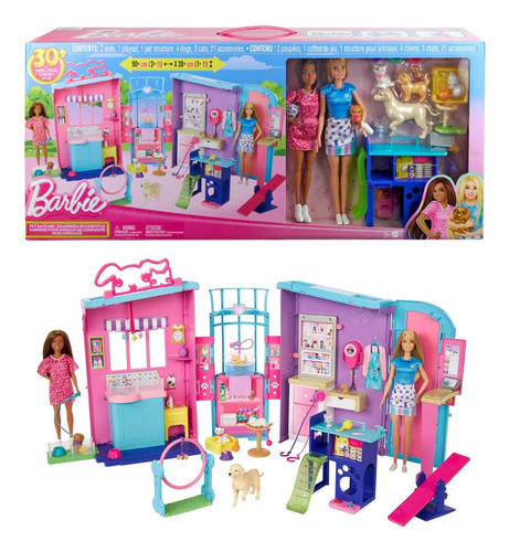 Barbie Creche De Animais De Estimação Babá - Mattel Hrg81