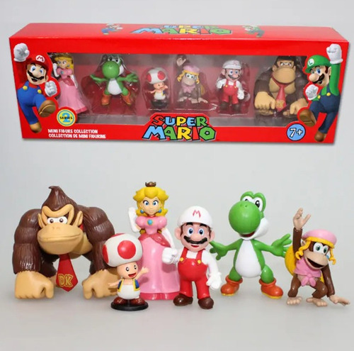 Mario Bros Sets 6 Figuras De 6 Cm