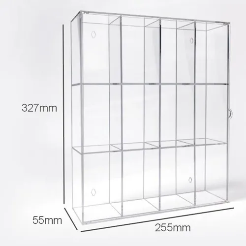 . Vitrina Acrílica De 3 Compartimentos Muñecas Juguetes