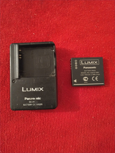 Cargador Lumix De-a59 Con Batería Para Camara Digital