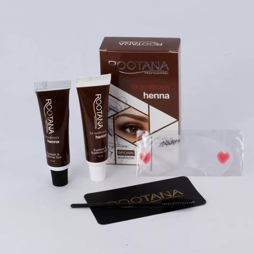 Tinte Rootana Henna Para Pestañas Y Cejas