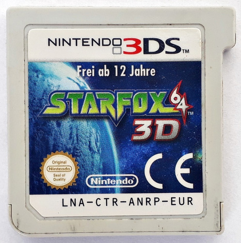 Jogo Starfox 64 3d Nintendo 3ds Loose Original Frete Grátis