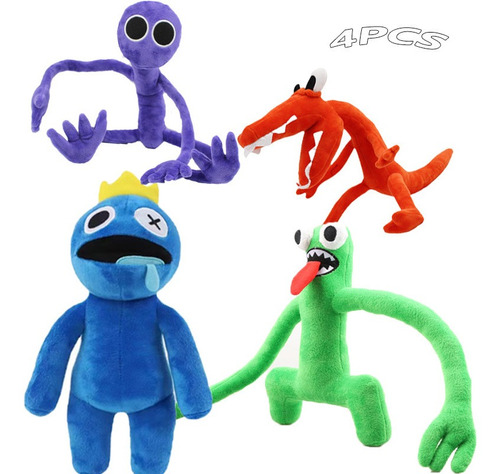 Regalo Boneco De Pelucia Brinquedo 4 Piezas Arcoíris Amigos