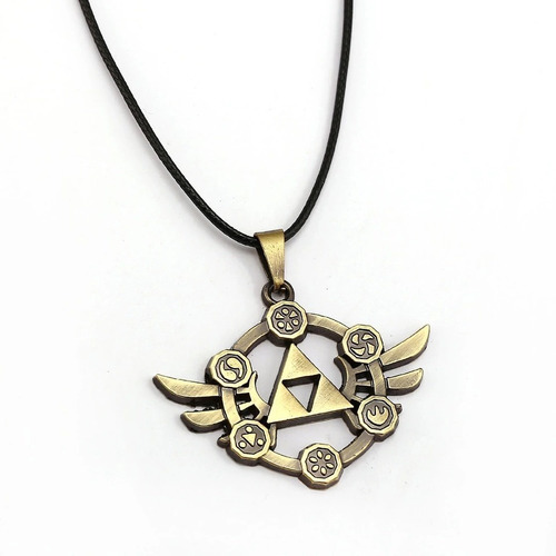 Collar Trifuerza Con Medallones | The Legend Of Zelda