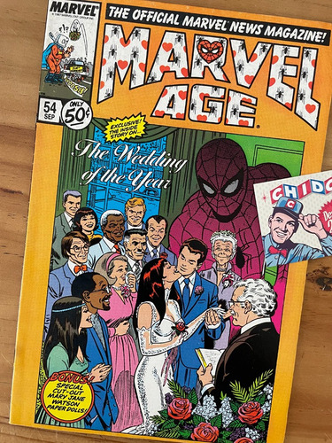 Comic - Marvel Age #54 Wedding Annual #21 Spider-man