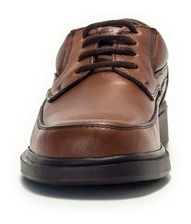 Zapato Hombre Cuero Goma Cordones Horma Grande Envio Gratis