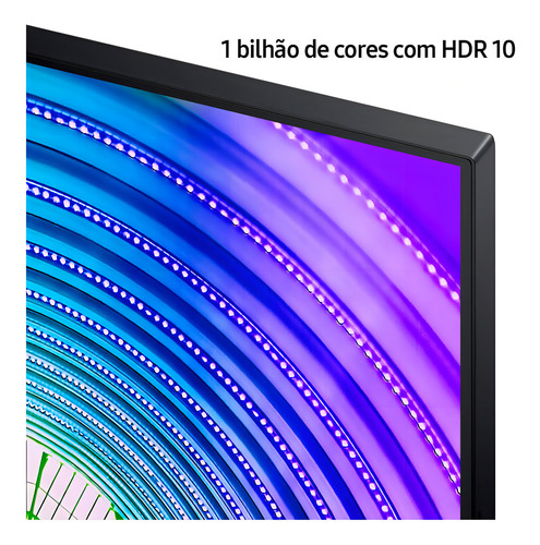 Monitor Qhd Samsung Viewfinity S6 27 2024, pantalla plana, panel IPS, 100 Hz, 5 ms, HDR10, tiene, HDMI, DP, USB-c, LAN, modo Eye Saver