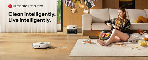 Aspiradora robot Ultenic T10 Pro blanca 14.4W