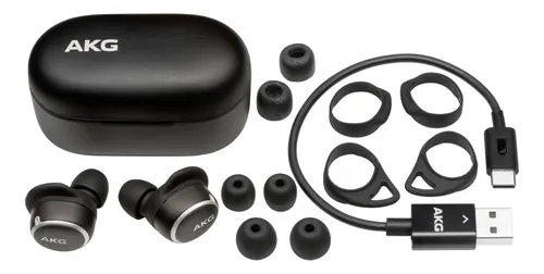 Audifonos Inalambricos Samsung Akg N400 Cancelacion Ruido Color Negro