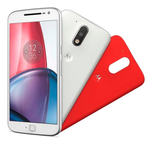 Imagem 1 de 5 de Moto G4 Plus Dual Sim 32 Gb Branco 2 Gb Ram - Vitrine