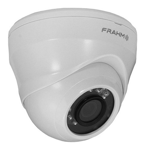 Câmera Dome 2mp Full Hd 2,8mm Ip66 20m Plástico Frahm 35013 Cor Branco