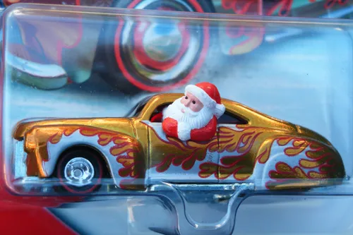 Hot Wheels Holiday Rods Tail Dragger Natal Papai Noel Novo