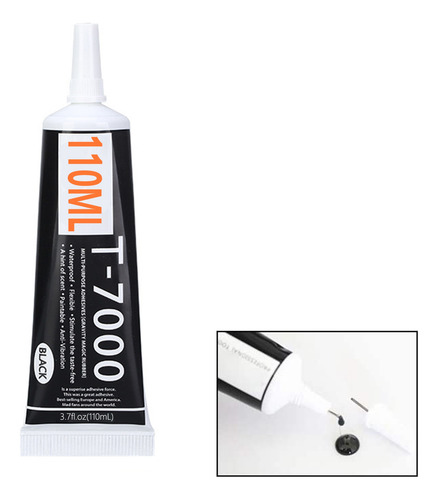 T7000 Pegamento Adhesivo Touch Celular Multiuso 110ml Negro
