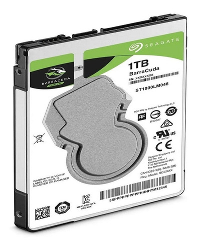 Disco Duro Seagate 1tb 2.5 5400rpm Sata