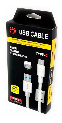 Cable Usb A Type-c Carga Rapida 3.0 3a 1.5m Tipo C Usb
