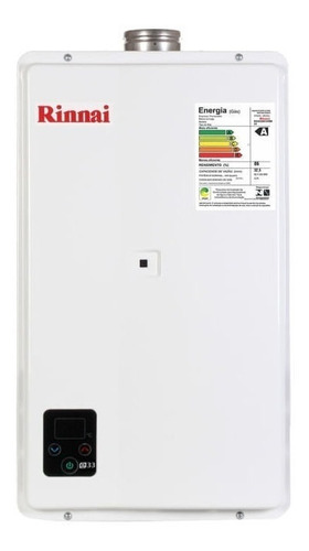 Aquecedor De Água A Gás Rinnai 32,5 Litros E33 Gn Cor Branco 127V/220V