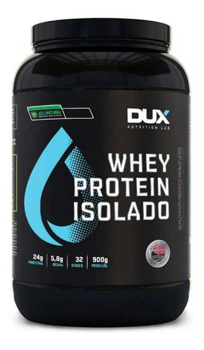 Whey Protein Isolado All Natural Baunilha  900g - Dux