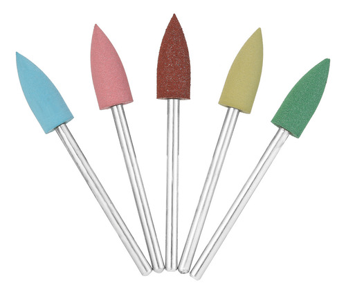 Juego De Brocas De Silicona Multicolor Para Pulir Y Pulir