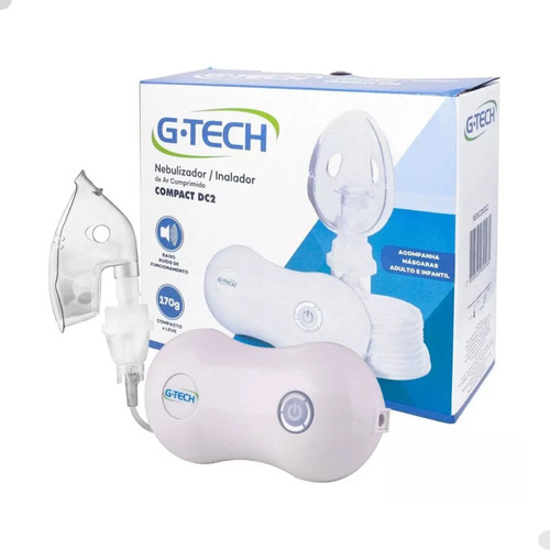 Nebulizador G-tech Compact Dc2 Ar Comprimido Bivolt - E.vida