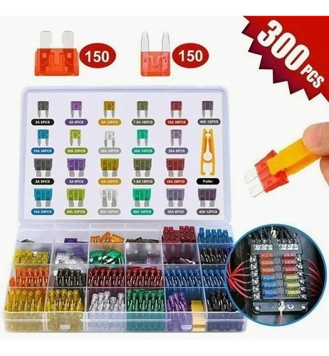 Kit De 300 Piezas De Fusibles Automotrices For Automóviles