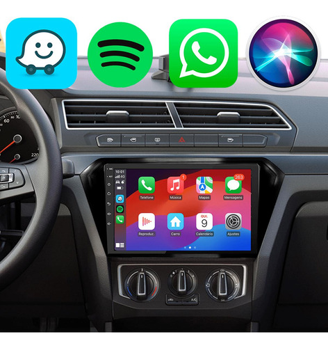 Kit Multimidia Gol Saveiro Voyage G7 18 19 20 21 22 Waze Gps