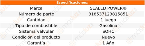 Kit Bujes Flecha Aux Rabbit Pickup 81/83 Sealed Power