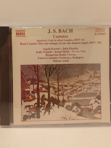 J.s Bach Cantatas Bwv 51 Y 208 Cd Nuevo 