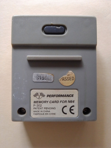 Memory Pack Nintendo 64 Controller Pack (Usado)