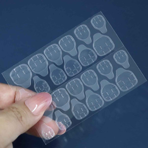 Imagen 9 de 9 de 240 Gomas Adhesiva En Gel Pegante Para Uñas Press On Stickon
