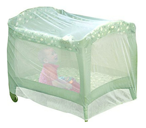 Nuby Pack N Play Carpa Mosquitera De Tamaño Universal, Blanc