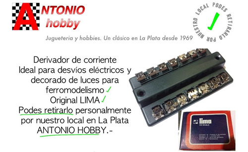 Imagen 5 de 6 de Derivador Lima Para Cables Desvíos Y Luces Ferromodelismo Ho