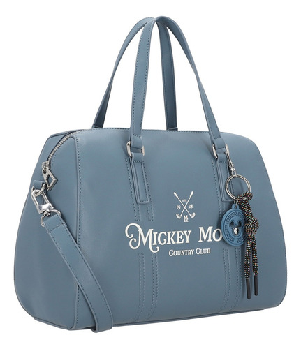 Bolsa De Mano Para Mujer Mickey W Capsule Azul Hbgenoteng2cw Acabado De Los Herrajes Níquel Diseño De La Tela Gráfico