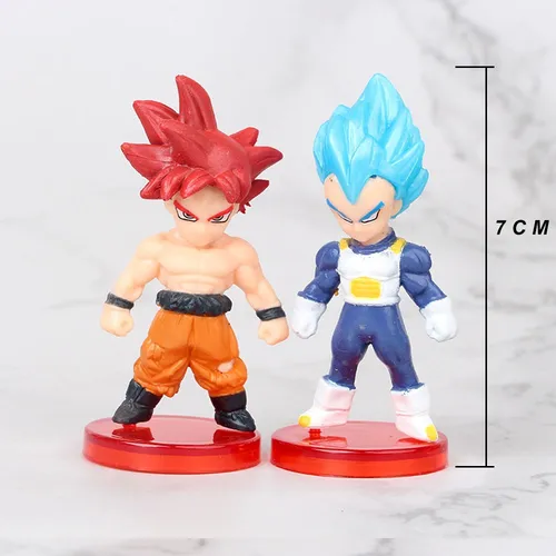 21 Piezas Dragon Ball Z Super Goku Vegeta Broly Figura De