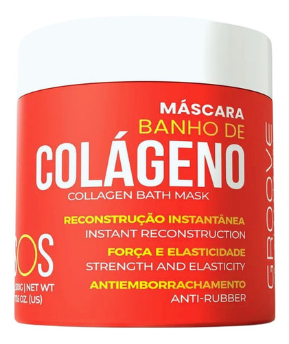 Máscara Baño De Colágeno Groove Professional 500 Gr
