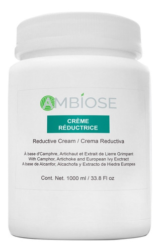 Crema Reductiva Ambiose, Elimina Grasa Y Celulitis, Tonifica