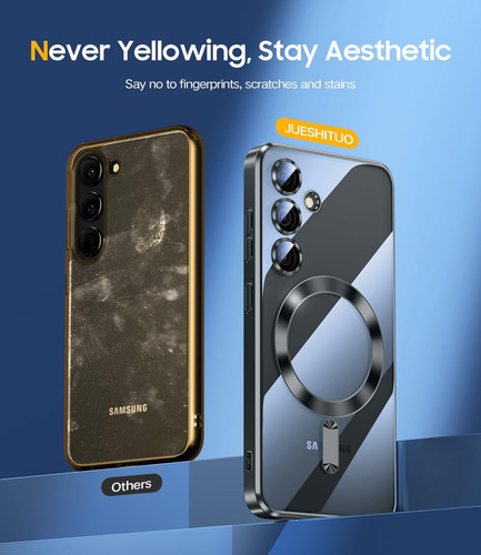 Funda Para Galaxy A16 Case Protector Lente Magnética+2